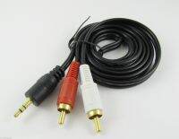 10pcs Gold 3.5mm Male Stereo to 2 RCA Phono Male Audio Video AV Adapter Cable 1.5m 5Ft Cables