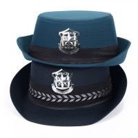 COD tjjs079 女式保安帽子 保安便帽 女保安大沿帽 女保安翻边帽 卷边Womens security guards hat cap female security guard big hat security flanging0804