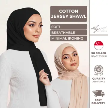 Trendy Women Muslim Jersey Hijab Scarf