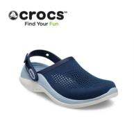 【ผลิตภัณฑ์ใหม่】Crocs 2023 รูปแบบใหม่ฤดูร้อนมีความสุข 360 แห้งเร็วผู้ชายระบายอากาศได้และรองเท้าแตะชายหาดผู้หญิงรองเท้าแตะกลางแจ้งเบาโ