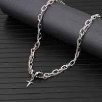 [COD] European and black zircon necklace female ins retro high-end hot girl style multi-layer winding clavicle chain