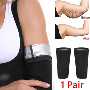2Pcs Arm Wraps Trimmer Shaper Fat Burner Sweat Body Slimming Belt Sauna  Effect Thermo Girdle Arms Slimmer Cincher Workout Strap