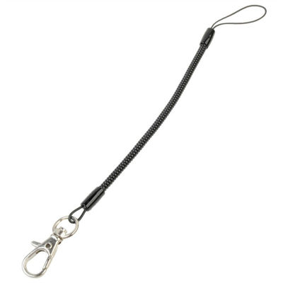 Elastic Stretch Keychain Fishing Coil Keychain Elastic Keychain Fishing Coil Stretch Lanyard Lobster Clip Keychain