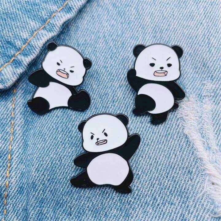 cartoon-cute-animal-panda-enamel-pins-chain-pendant-panda-milk-tea-books-bamboo-alloy-brooch-badge-sweet-woman-jewelry-gift