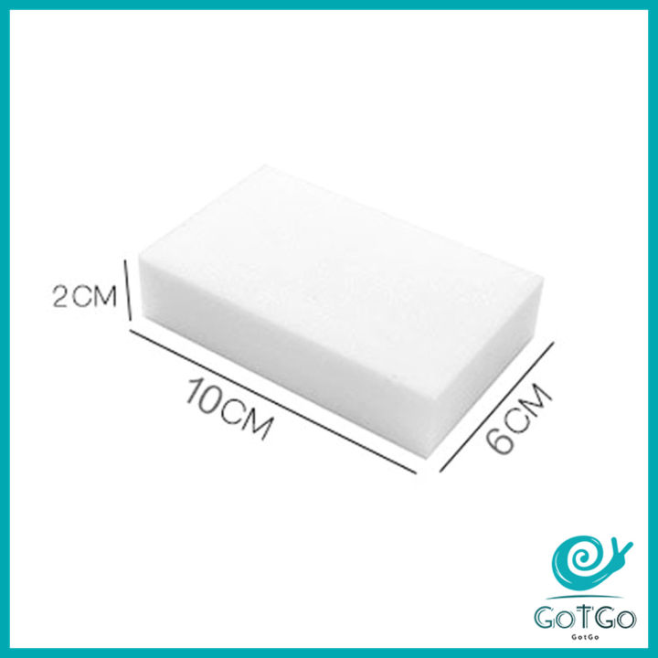 gotgo-ฟองน้ำมหัศจรรย์-ฟองน้ำนาโน-สินค้าพร้อมส่ง-magic-sponge-มีสินค้าพร้อมส่ง