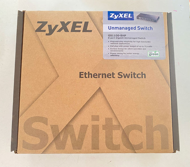 zyxel-รุ่น-gs1100-8hp-8-port-gigabit-unmanaged-switch-สวิตซ์