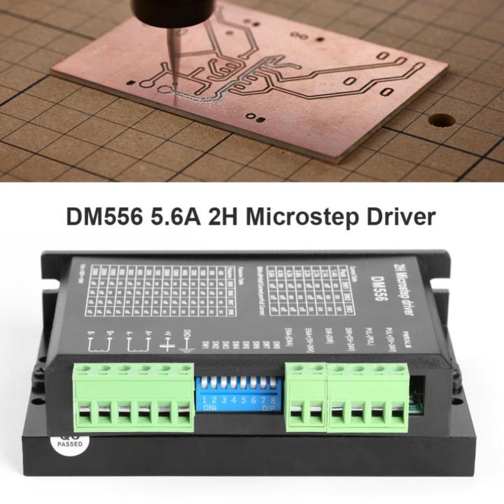 สเต็ปมอเตอร์แบบดิจิตอล-dm556-5-6a-2เฟสสำหรับมอเตอร์57-86