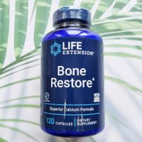 แคลเซียม อาหารเสริมสำหรับกระดูก Bone Restore Superior Calcium Formula 120 Capsules (Life Extension®)