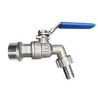 Q11F 304 Stainless Steel Ball Valve Boiler Hot Water Spout Faucet Heater Drain Switch Drain Valve 1/2" 3/4" 1"