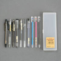 10pcsset Gel Ink Pen 0.5mm Black Blue Red Ink Gel Pens Retractable Pencil Set for Student School Office Supplies