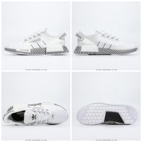 รุ่นอดิดาส Nmd R1 V2 - White ( SIZE : 37-45 (EU) ) รองเท้าวิ่ง รองเท้ากีฬา รองเท้าออกกำลังกาย ใส่ได้ทั้งผู้ชาย-หญิง ( จัดส่งพร้อมกล่องครบเซต )