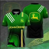 2023 new design all print high John Deere Logo polo shirt