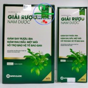 Viên giải rượu Nam Dược 5 hộp x 6 viên giảm say rượu bia, giảm triệu chứng