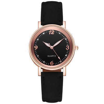 （A Decent035）LuxuryLeatherWomen 39; SLadies FashionWomen Wristwatch Clock Relogio Feminino Hours Reloj Mujer Saati