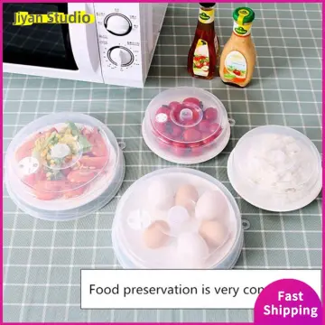 Stackable Microwave Cover, Microwave Plate Cover Transparent