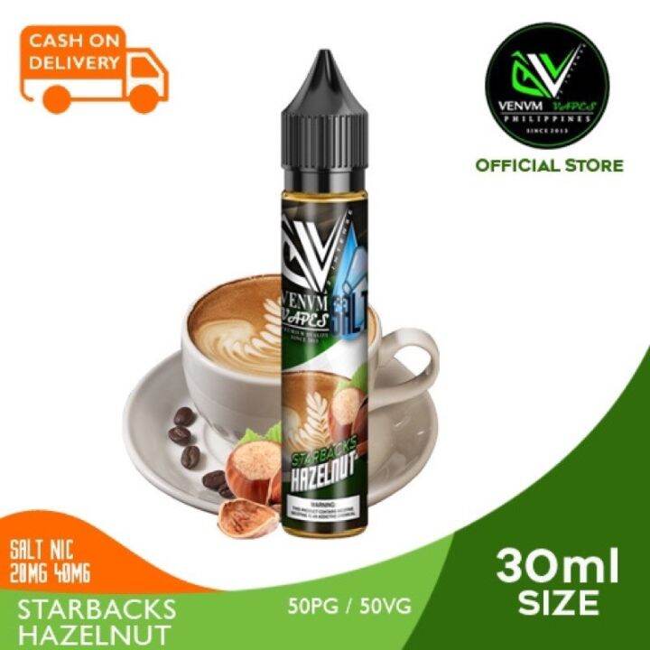 [SALT NIC] Starbacks Coffee Venum Vapes Flavor Lazada PH