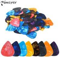 Miwayer 100pcs Medium Size Guitar Picks Sampler Value Pack 0.71mm/0.46mm Thickness