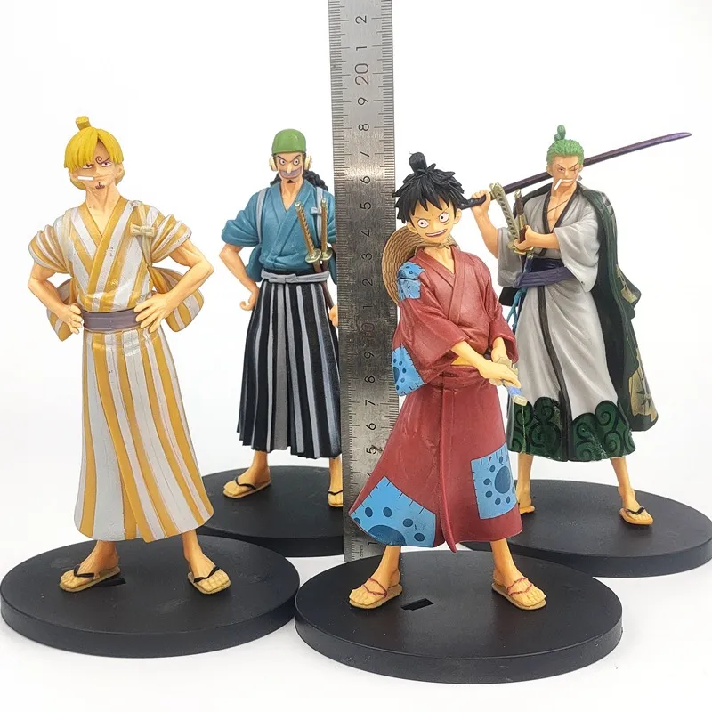 Luffy and Zoro Wano figures : r/OnePiece