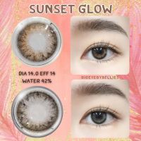 คอนแทคเลนส์ขนาดมินิ Sunset Glow (Luxzylens)