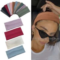 2023 Knitted High Quality Yoga Hair Bands Sport Elastic Headbands Sports Yoga Accessory Dance Biker Wide Headband Stretch Ribbon