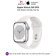 Apple Watch S8 GPS Viền Nhôm Với Dây Cao Su - Hàng Chính Hãng