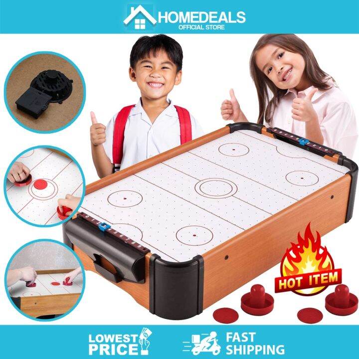 20inches Table Top Air Hockey Table For Kids Battery Operated Hockey