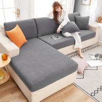 【jw】☃∏  Soft Sofá Capa de Almofada Elastic Slipcover Assento do sofá Encosto Protetor Colchão Canto Chaise Longue