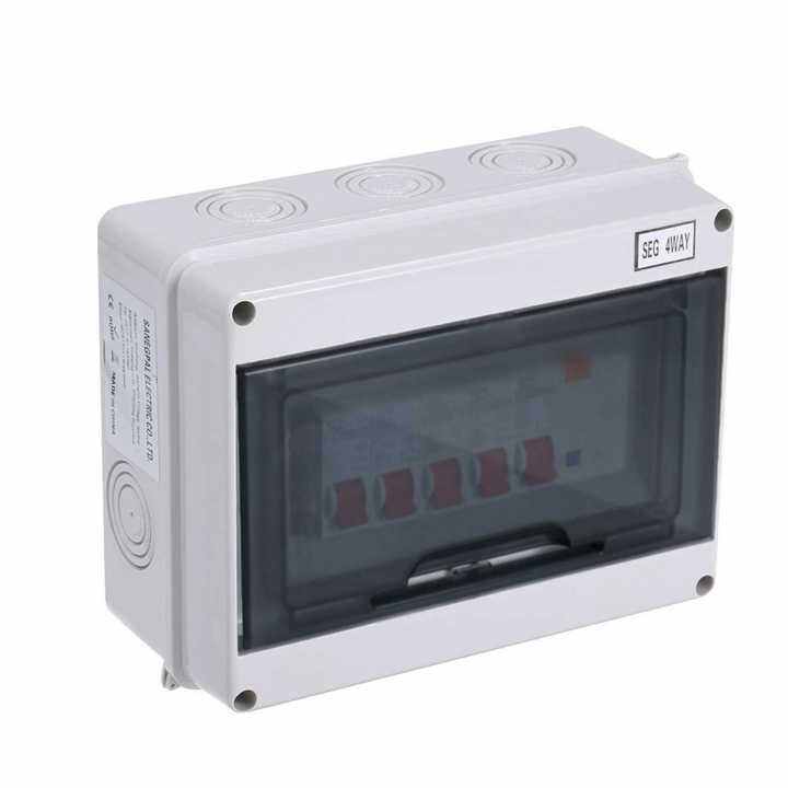 Safe And High-Efficiency 4 Way Garage Caravan Consumer Unit 63A 30mA ...