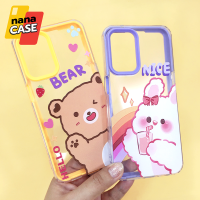 เคสซัมซุง/Samsung A12(5G) A13 A22(5G) A23(5G) A52(5G)เคสมือถือประกบ 2ชิ้น นิ่มใส TPU พิมพ์ลายการ์ตูนน่ารัก