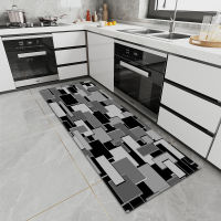 Entrance Doormat Decoration Kitchen Bedroom Car Bathroom Anti-Slip Floor Hallway Balcony Rugs Modern 3D Printing Pattern Mat