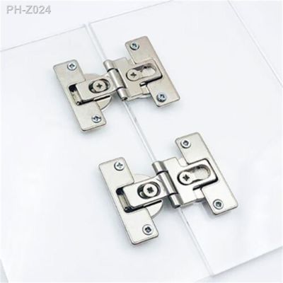 【CC】 Invisible Adjustable Self-Supporting 180 Degrees Hinge Folding Mounted Cabinet Door Hinges Repair Mount