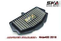 Ninja400 Z400 2018 กรองอากาศสแตนเลส  ตรงรุ่นไม่ต้องดัดแปลง AirFilter SKA. ซิ่ง แรง ทน ประหยัดกันยาวๆ By SKA Auto. กรองซิ่ง