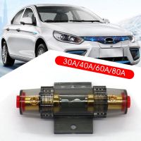 【DT】hot！ Durable Car Audio Refit Fuse Holder 30A/40A/50A/60A/80A/100A 12V Stereo Circuit