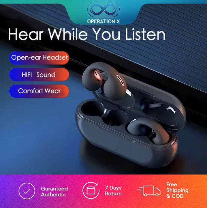 Ambie earphone earcuff Openear Earphones Wireless Earbuds Bone