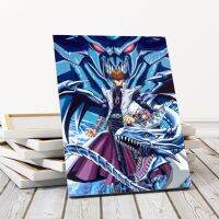 อนิเมะ Kaiba Yugioh พิมพ์ลายภาพวาดผ้าใบทันสมัยเครื่องตกแต่งฝาผนังการตกแต่งบ้านใหม่ห้องนั่งเล่นอุปกรณ์ตกแต่งห้องนอนกรอบ Cuadros ทำจากไม้1ชิ้นภายในกรอบหรือไร้กรอบ