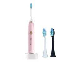 ZZOOI Sonic Toothbrush 2 Brush Heads  Rechargeable Adult Tooth Brush Soft Bristle Whole BodyWaterproof