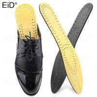 EiD Ultra Thin หนัง Insoles ขนาดใหญ่ EU36-45ระงับกลิ่นกายดูดซับเหงื่อเปลี่ยนรองเท้าด้านใน Sole Insoles สำหรับ Feet Care Pads