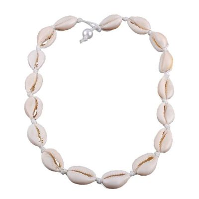 JDY6H new fashion  conch seashell necklace women jewelry summer beach shell bohemian rope choker necklaces handmade collar female g