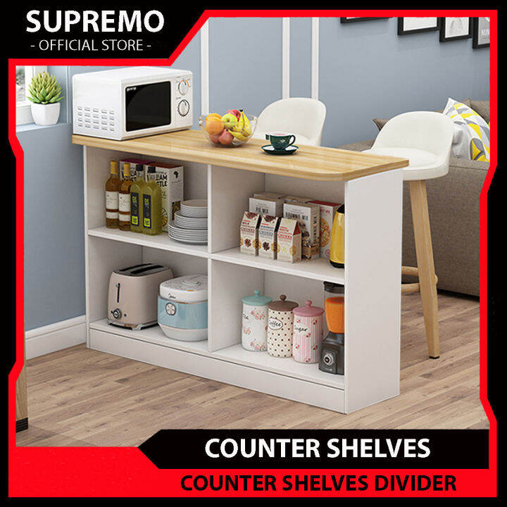 Counter Shelves Divider apartment bar table porch light luxury guest