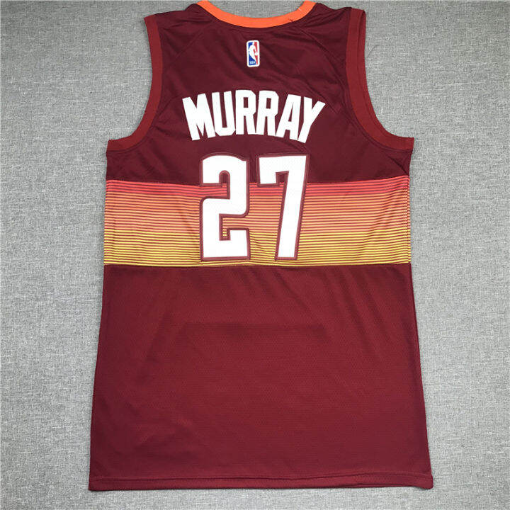 ready-stock-hot-mens-27-jamal-murray-denver-nuggets-basketball-2020-21-swingman-jersey-red