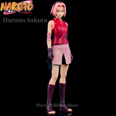 28ซม. หุ่น Haruno Sakura อนิเมะชิปปุเดนตุ๊กตาขยับแขนขาได้ของสะสม PVC โมเดลของเล่นของตกแต่งตุ๊กตาของขวัญคริสต์มาสของขวัญสำหรับเด็ก