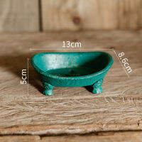 Vintage Cast Iron Bird Soap Box American Decoration Bathroom Storage Drain Box Garden Courtyard