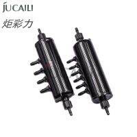 Jucaili ขวดบัฟเฟอร์หมึกตัวกรองสัญญาณหมุนเวียนหมึกพิมพ์ UV สำหรับหัวพิมพ์ XP600/4720ชิ้น2ชิ้น