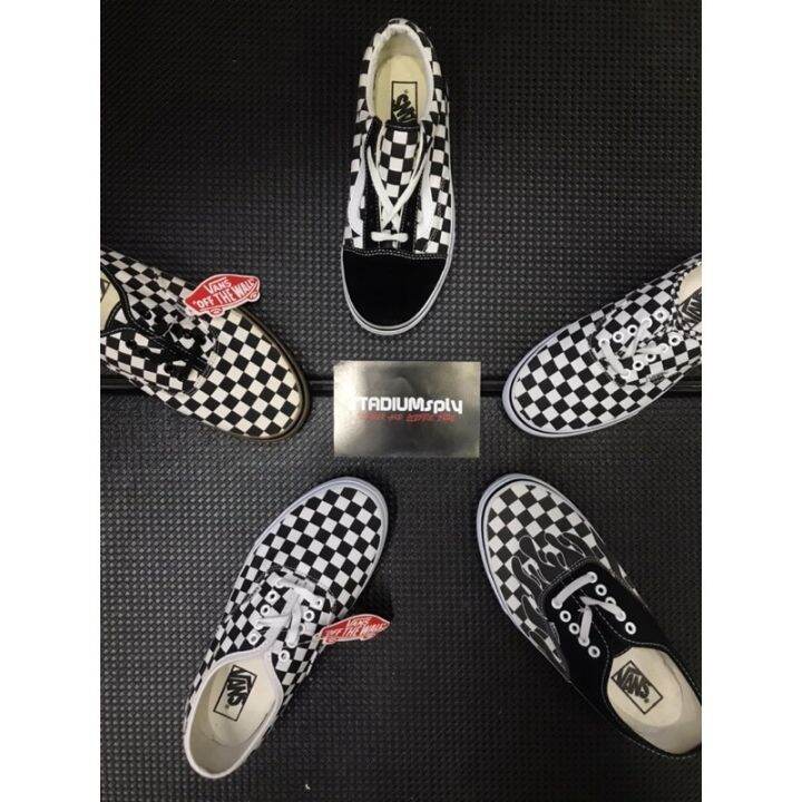 ♈ VANS CHECKERBOARD AUTHENTUC OLD SKOOL TOP GRADE PREMIUM QUALITY OEM