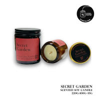 Aroma&amp;More -07-Secret Garden -Scented soy Candle เทียนหอมซีเครท การ์เด้นท์ กลิ่นหอมดอกไม้นาชนิด+เฮิร์บ+แอมเบอร์ มีขนาด 45g/100g/220g