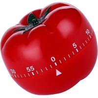 ❁✕△ Decorating Tools Mechanical Countdown Timer Kitchen Baking Cartoon Tomato Shaped Manager Plastic Design Adorable