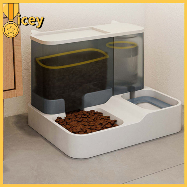 เครื่องจ่ายอาหารแมวสัตว์เลี้ยง-แยกเปียกแห้งชามใส่อาหารเครื่องป้อนอัตโนมัติสัตว์เลี้ยงจากร้าน-iceyhome