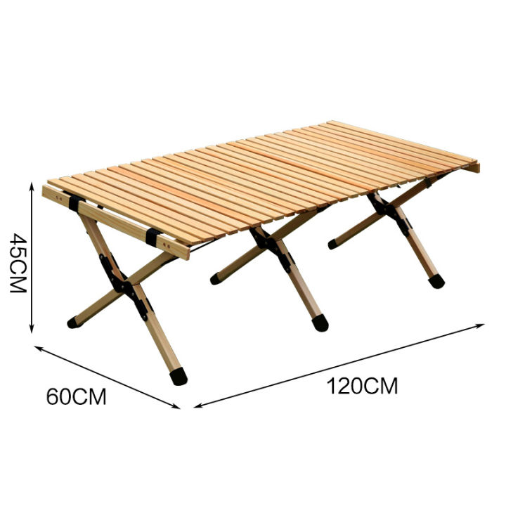 โต๊ะไม้พับได้-โต๊ะไม้สน-120cm-โต๊ะไม้แคมป์ปิ้ง-โต๊ะพับ-โต๊ะแคมป์ปิ้งไม้-โต๊ะแคมป์ปิ้ง-โต๊ะเอนกประสงค์-โต๊ะแคมป์ปิ้งไม้ม้วน-ง่ายต่อการพกพา