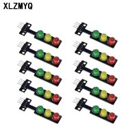 10pcs Mini 5V Traffic Light LED Display Module for Arduino Red Yellow Green 5mm LED RGB -Traffic Light DIY Electronic Kit