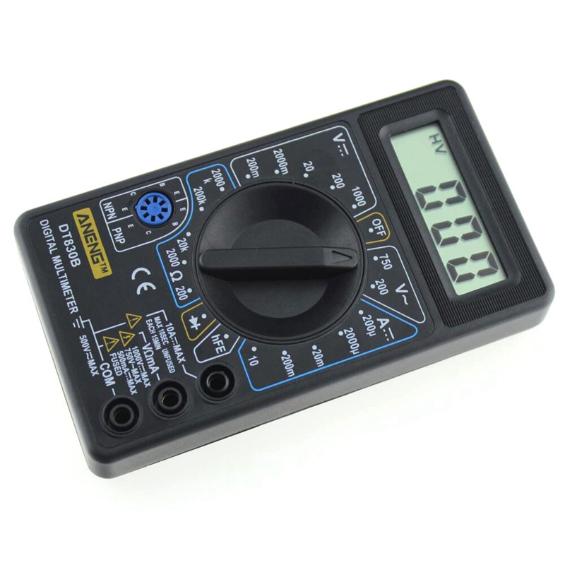 ANENG DT830B Digital Multimeter Electric Voltmeter Ammeter Ohm Tester Meter 